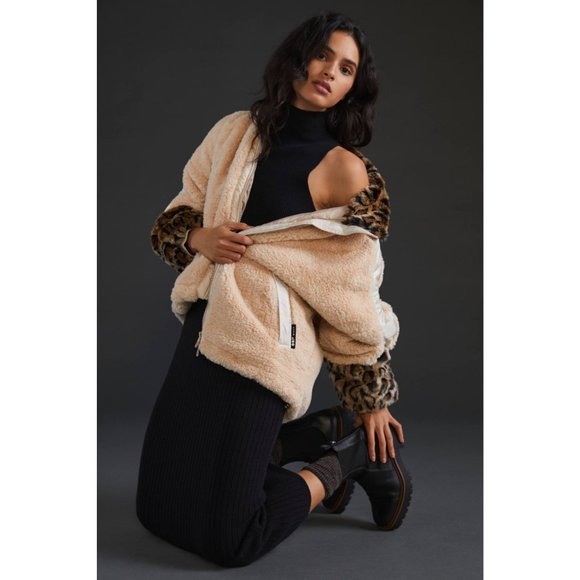 Anthropologie OOF Plush Faux Fur Jacket - Picture 1 of 4